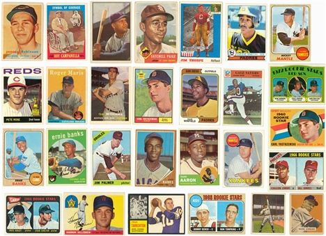 1949-1980s Topps and Assorted Brands Multi-Sports "Grab Bag" Collection (300+) Including Hall of Famers